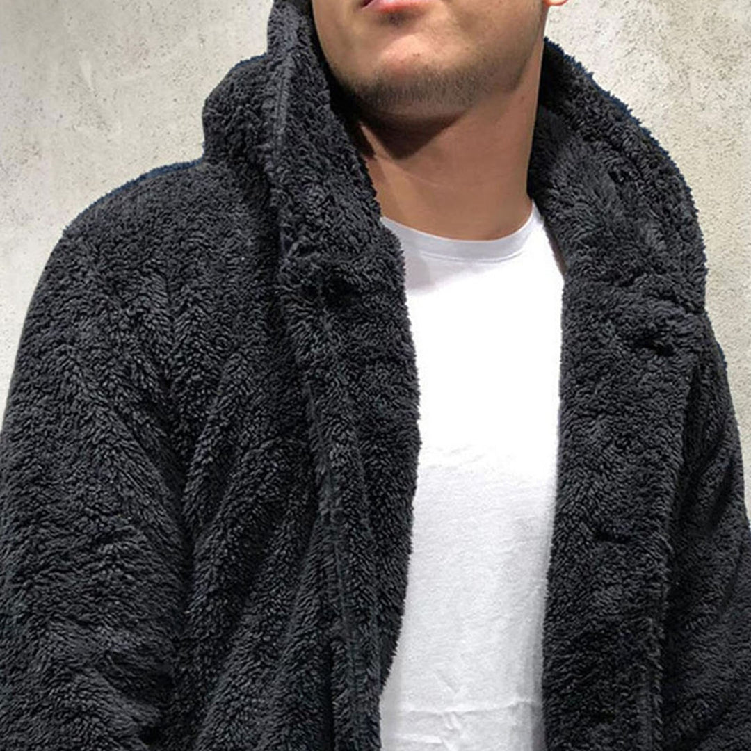 Herre Fleece Jakke Casual Stil 4
