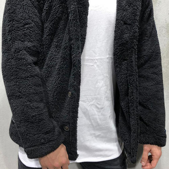 Herre Fleece Jakke Casual Stil 5