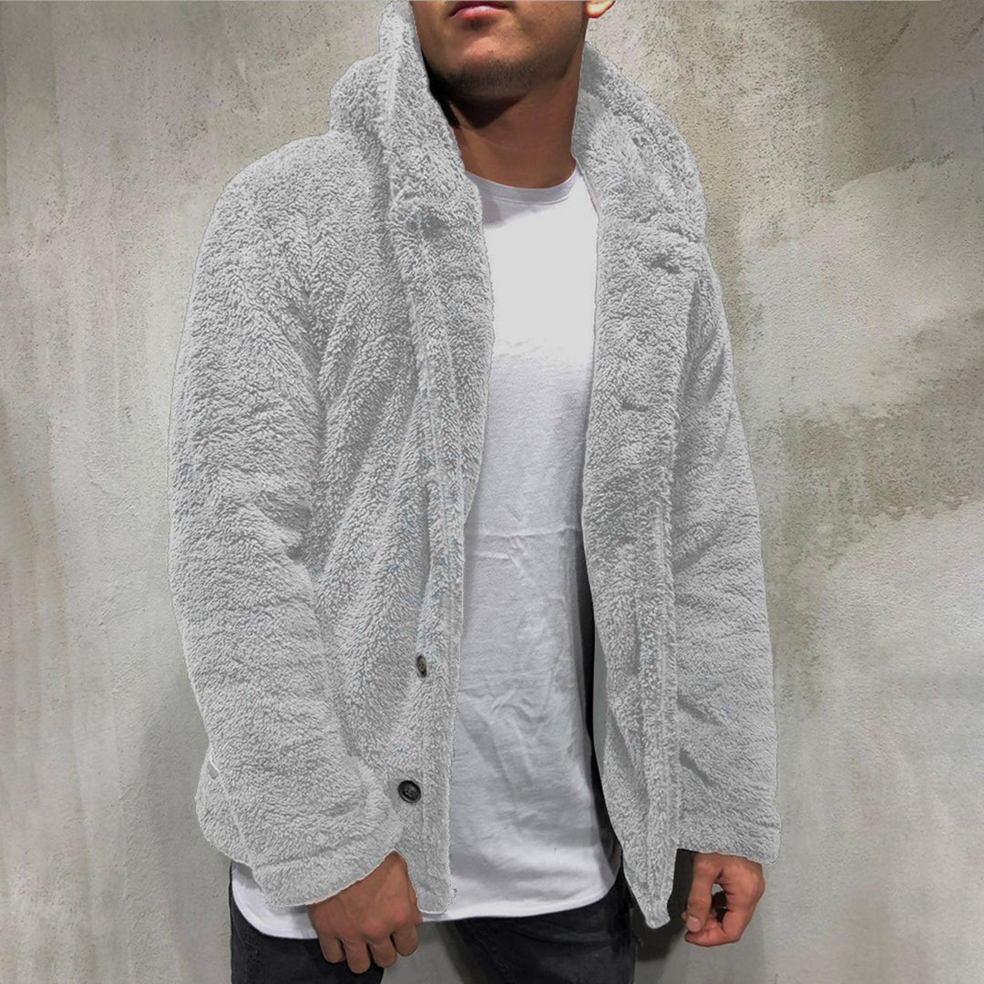 Herre Fleece Jakke Casual Stil 6