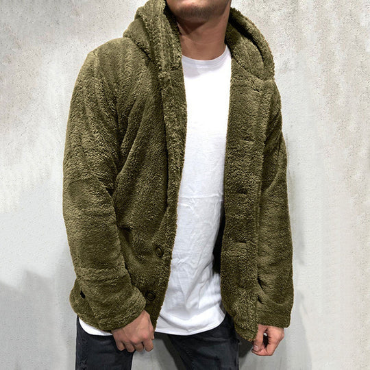 Herre Fleece Jakke Casual Stil 7