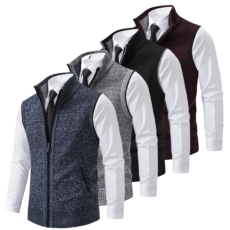 Herre Fleece Vest Casual Design 1