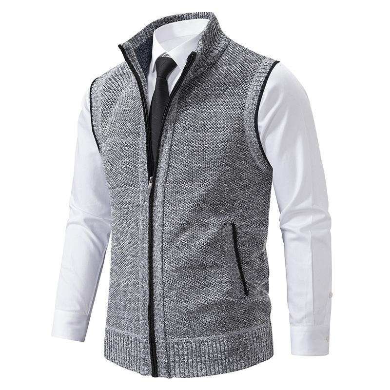 Herre Fleece Vest Casual Design 4