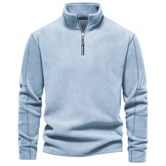 Herre Fleecejakke Pullover Design Lynlås Fleece 10