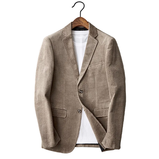 Herre Fløjlsblazer Klassisk Stil 0