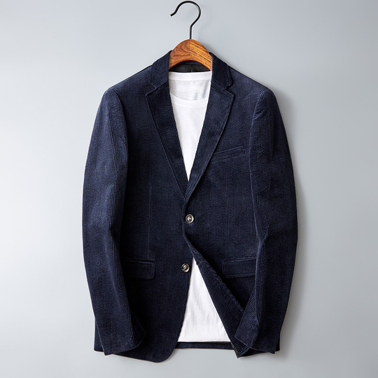 Herre Fløjlsblazer Klassisk Stil 5