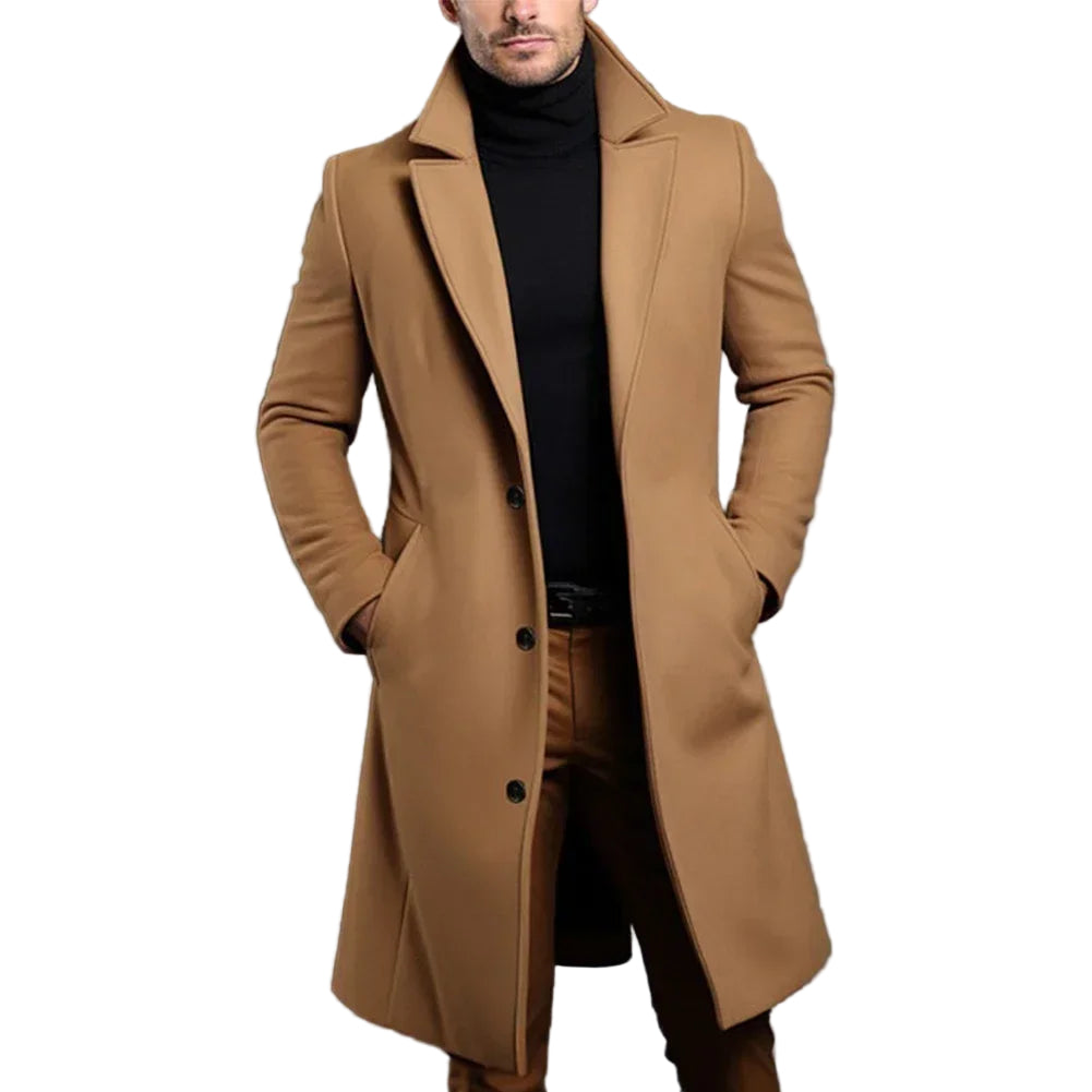 Herre Frakke Klassisk Design Skræddersyet Overcoat 0