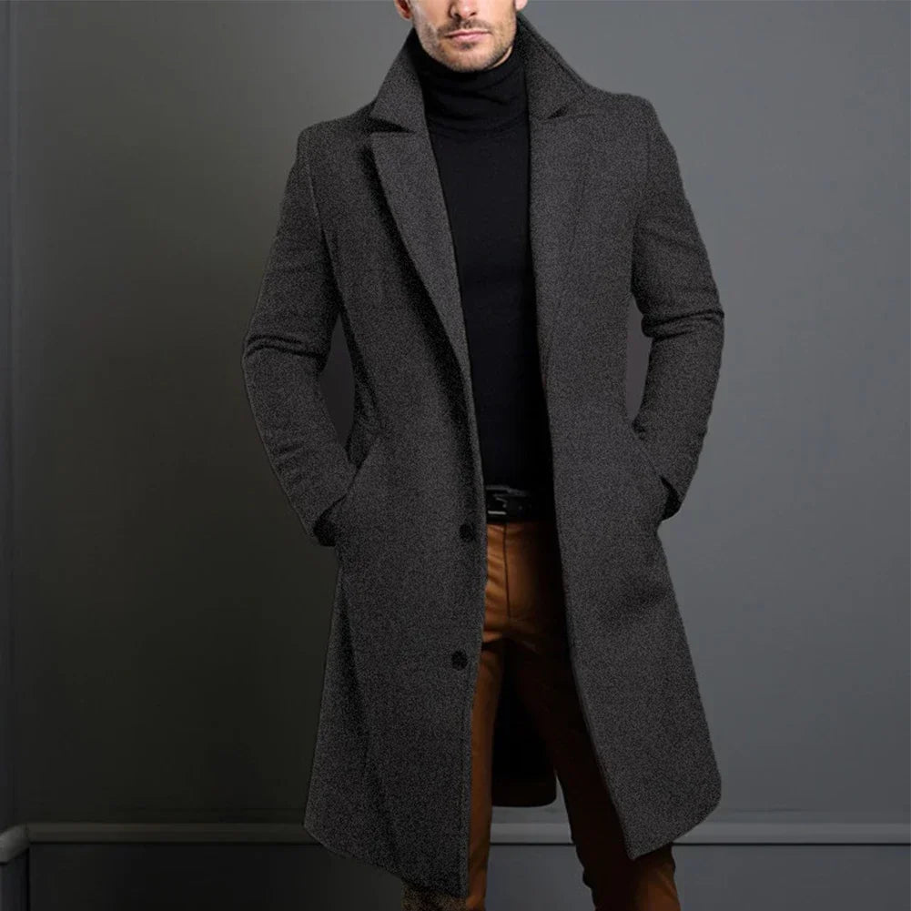 Herre Frakke Klassisk Design Skræddersyet Overcoat 3