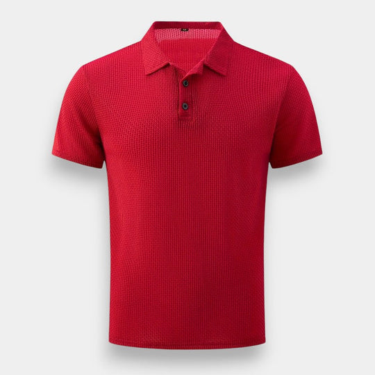 Herre Golf Skjorte Kortærmet Mesh 2