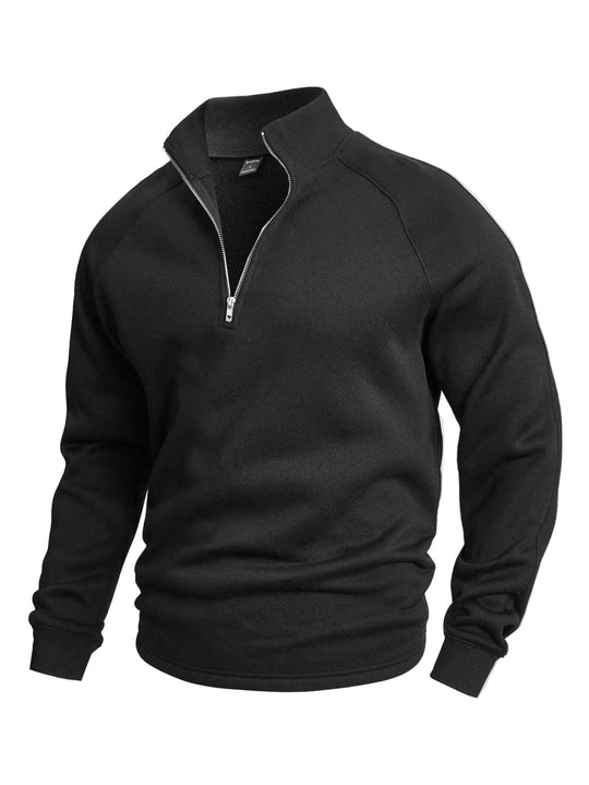 Herre Halv-Zip Trøje Trendy Design 0