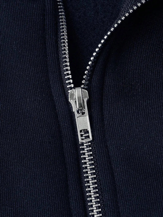 Herre Halv-Zip Trøje Trendy Design 5