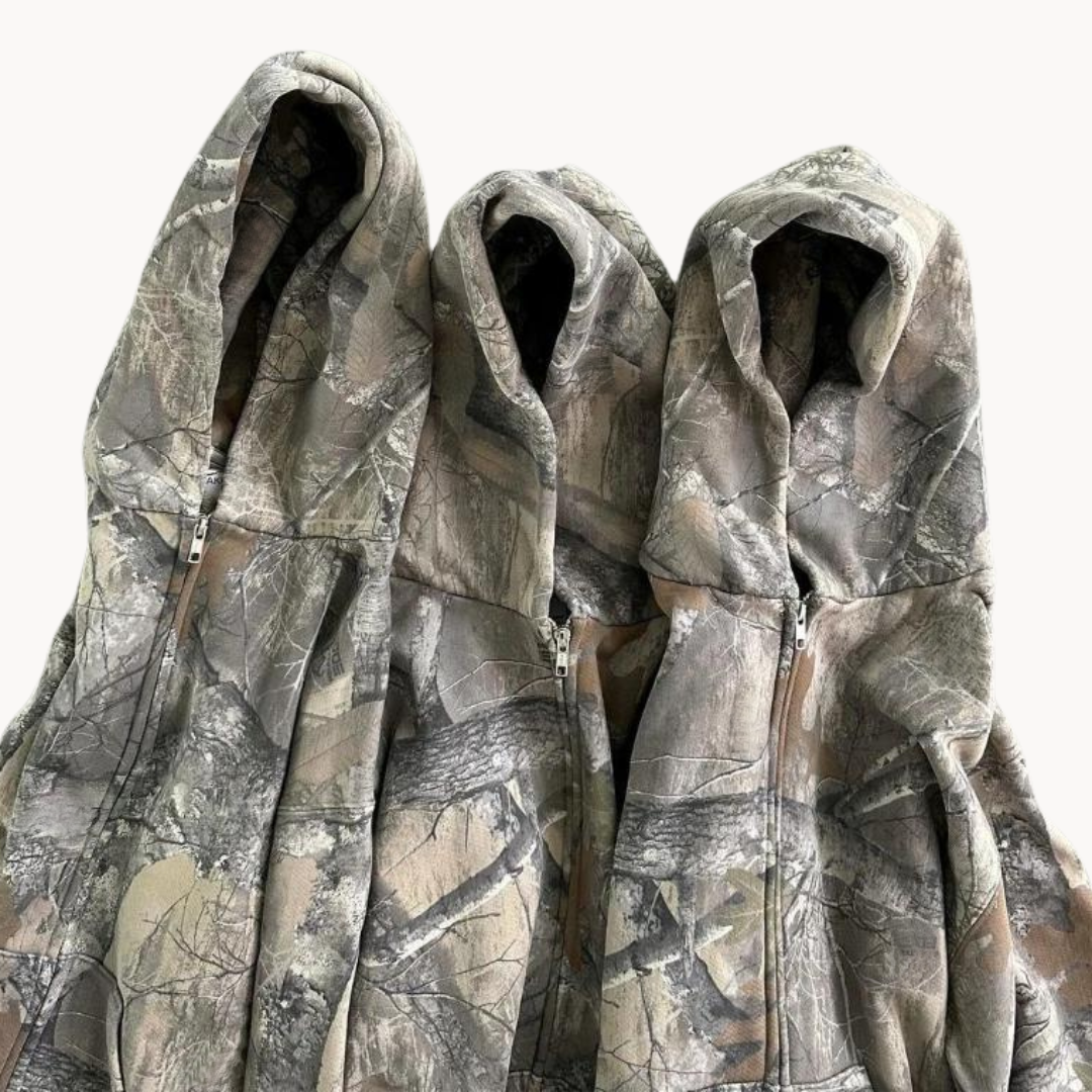 Herre Hoodie i Kamouflage Stil 2