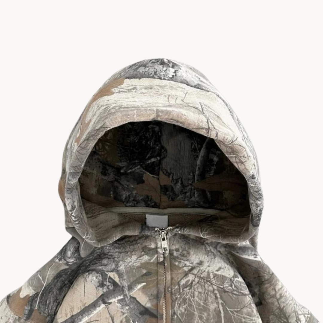 Herre Hoodie i Kamouflage Stil 3