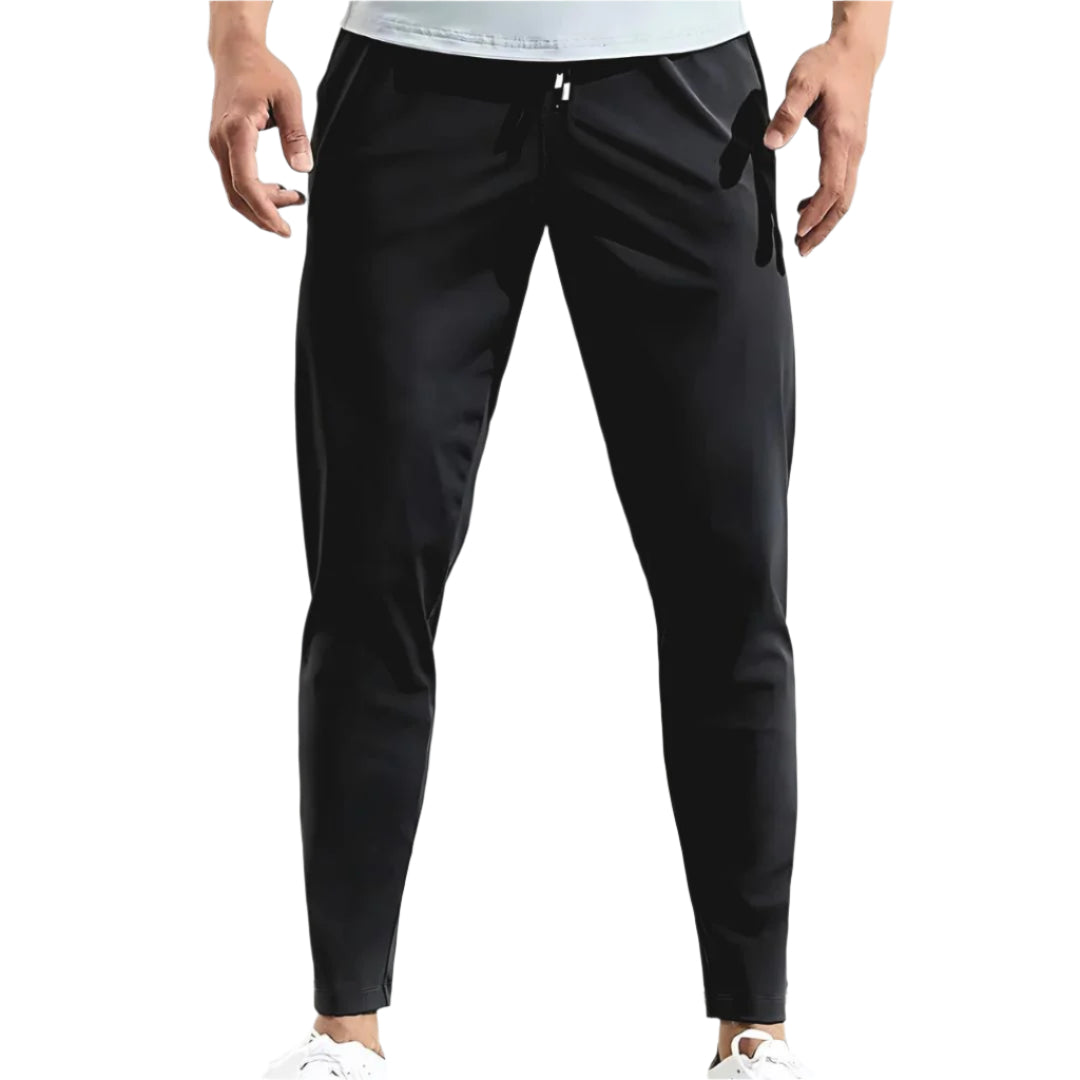 Herre Joggingbukser Tapered Fit Fugttransporterende Materiale 0