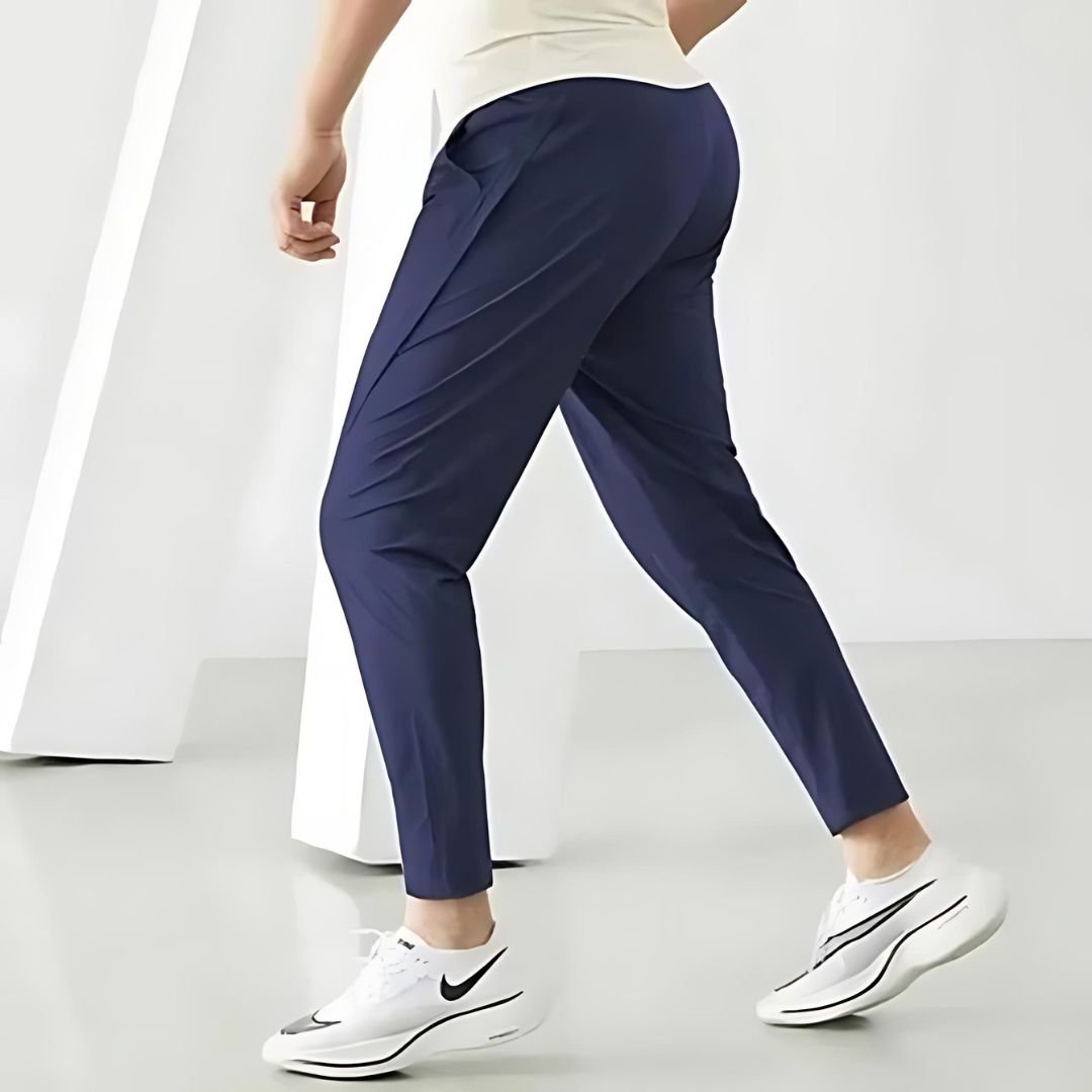 Herre Joggingbukser Tapered Fit Fugttransporterende Materiale 1