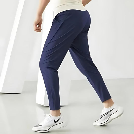 Herre Joggingbukser Tapered Fit Fugttransporterende Materiale 1