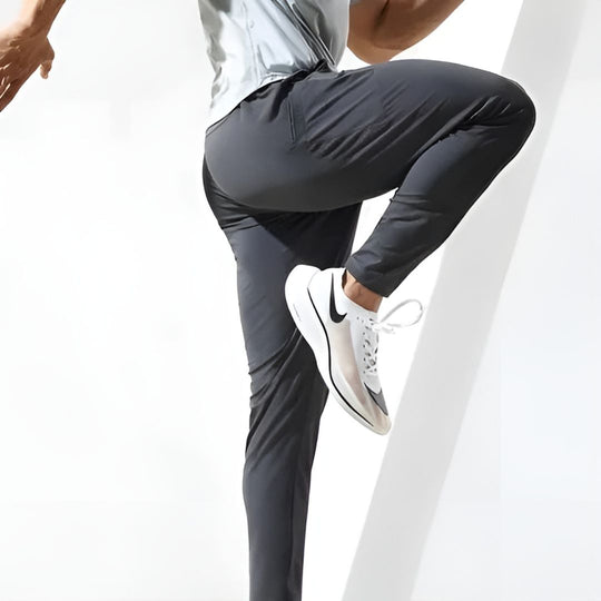 Herre Joggingbukser Tapered Fit Fugttransporterende Materiale 2