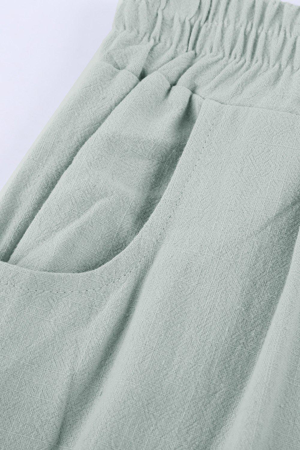 Herre Joggingbukser med Elastisk Talje og Lommer i Polyester og Spandex 3