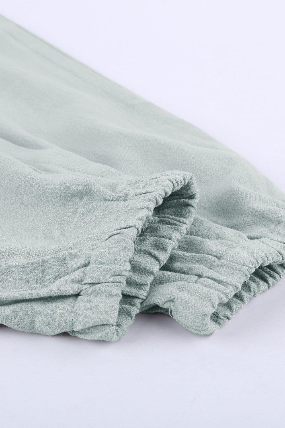 Herre Joggingbukser med Elastisk Talje og Lommer i Polyester og Spandex 4