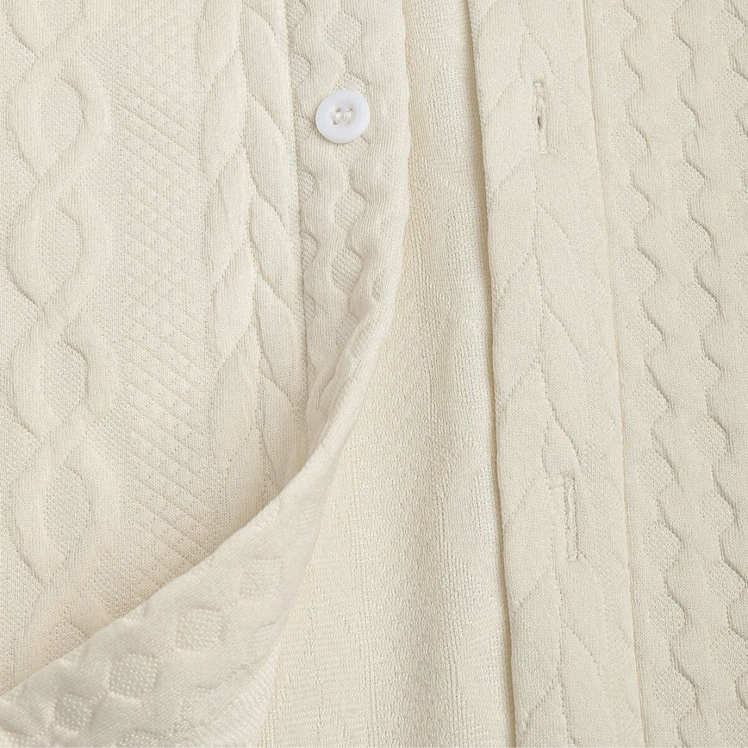 Herre Knitted Shirt Komfortabel Design 4