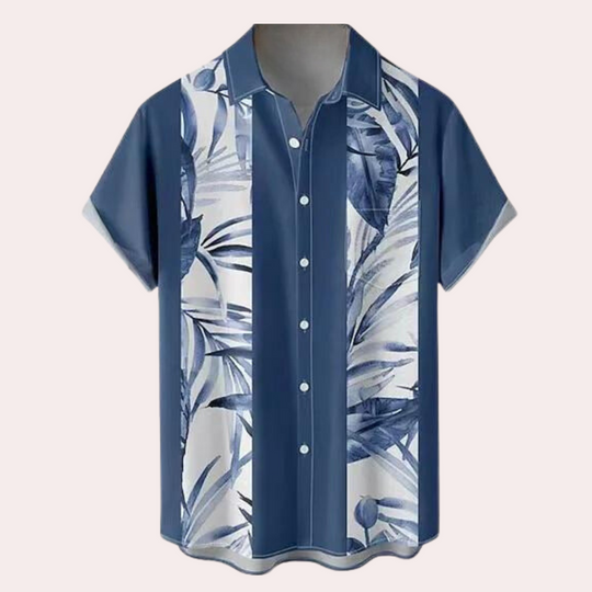 Herre Kortærmet Skjorte Retro Stil - Alsidig Skjorte til Mænd 3