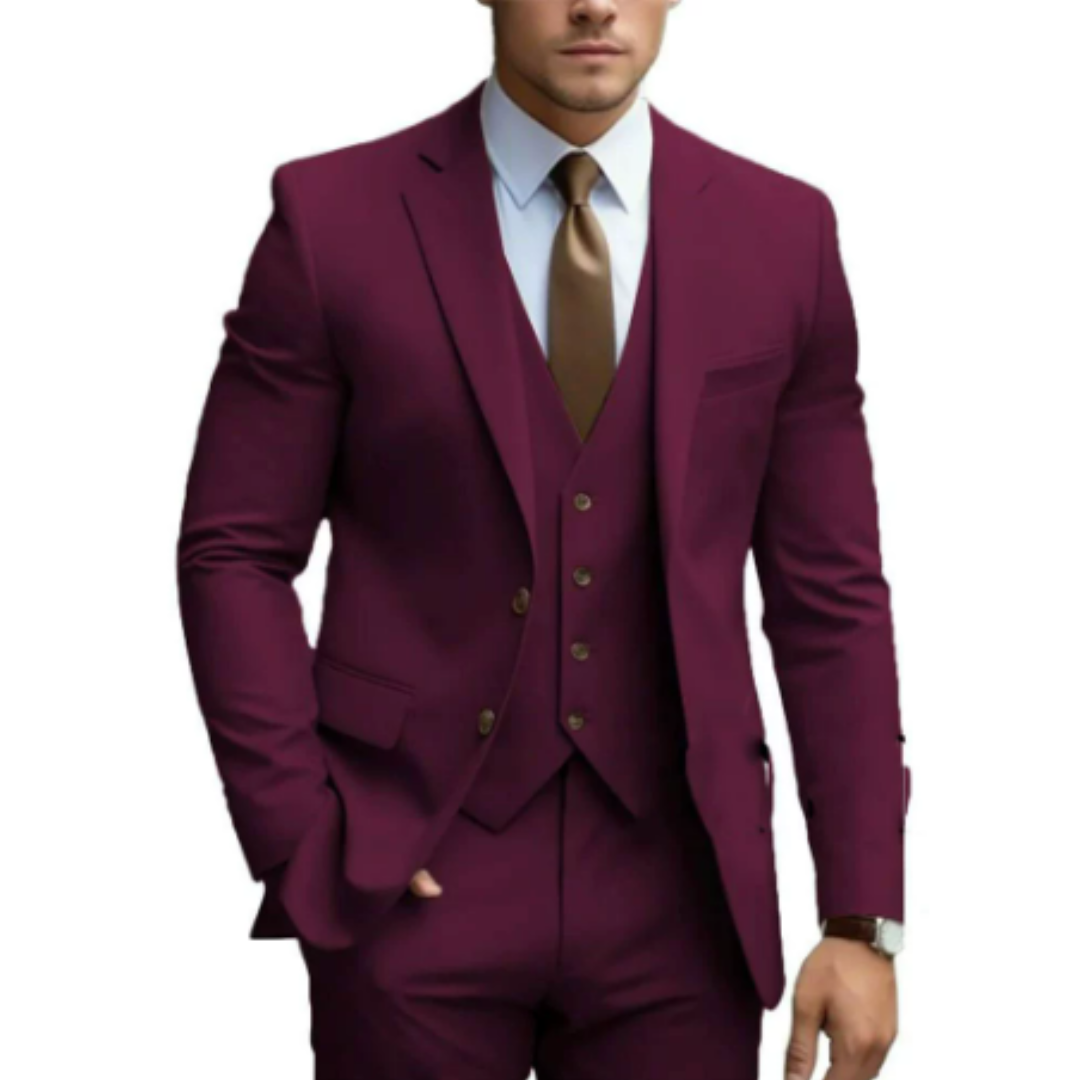 Herre Kostume 3-delt med Vest til Bryllup 2