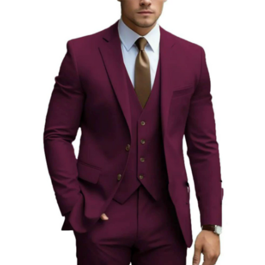 Herre Kostume 3-delt med Vest til Bryllup 2