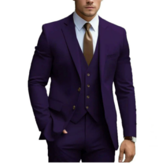 Herre Kostume 3-delt med Vest til Bryllup 4