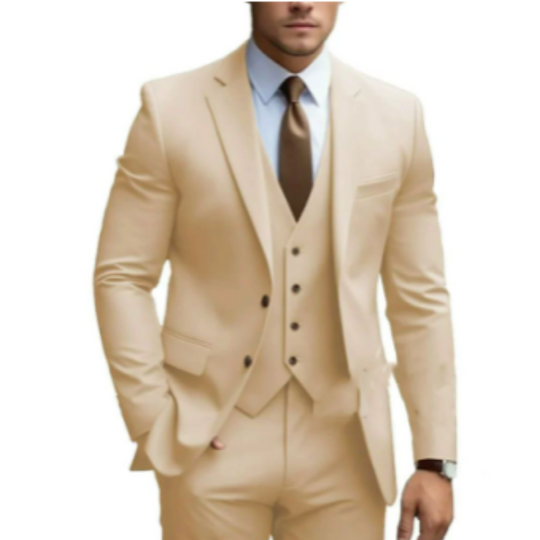 Herre Kostume 3-delt med Vest til Bryllup 5