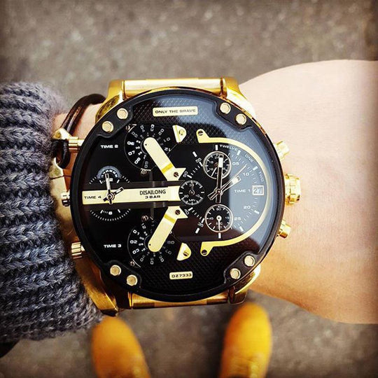 Herre Kronograf Ur i Rustfrit Stål 1