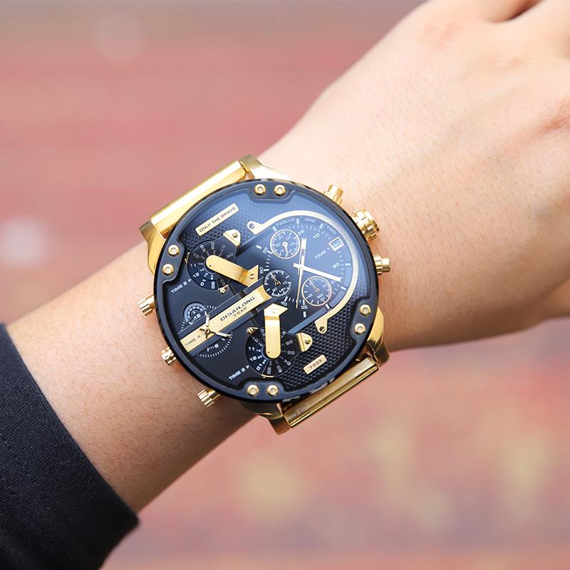 Herre Kronograf Ur i Rustfrit Stål 3