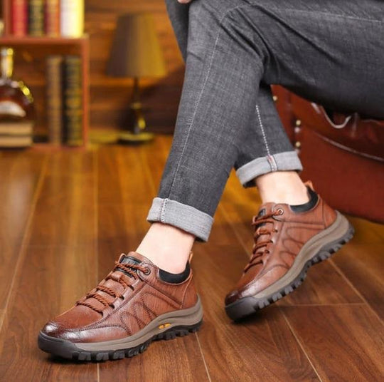 Herre Læder Sko Casual Stil 4
