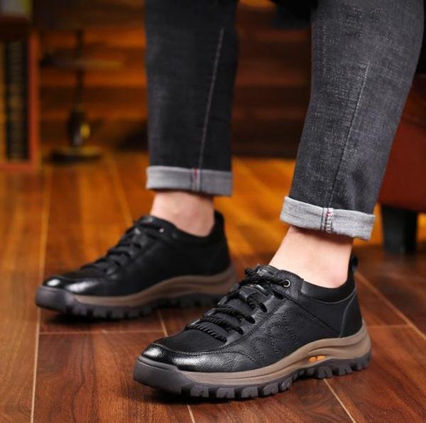 Herre Læder Sko Casual Stil 5