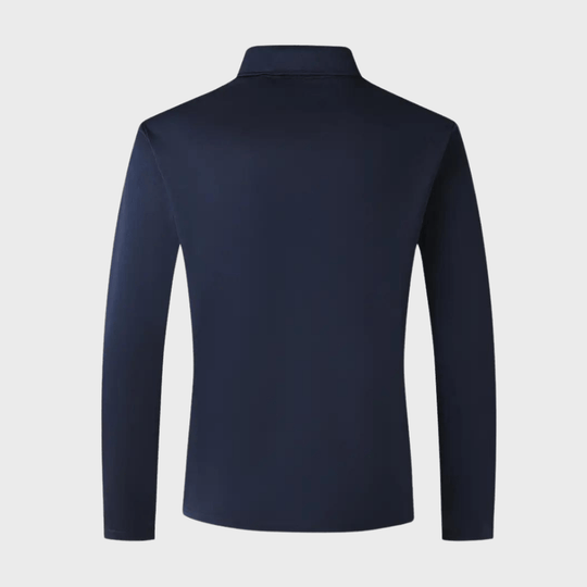 Herre Langærmet T-shirt Komfortabel Stil Polyester 7