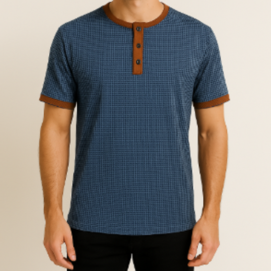 Herre Langærmet T Shirt Vintage Stil Komfortabel Blødt Stof 1