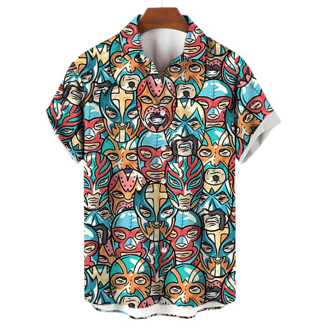 Herre Lucha Legends Skjorte Letvægts Design 0