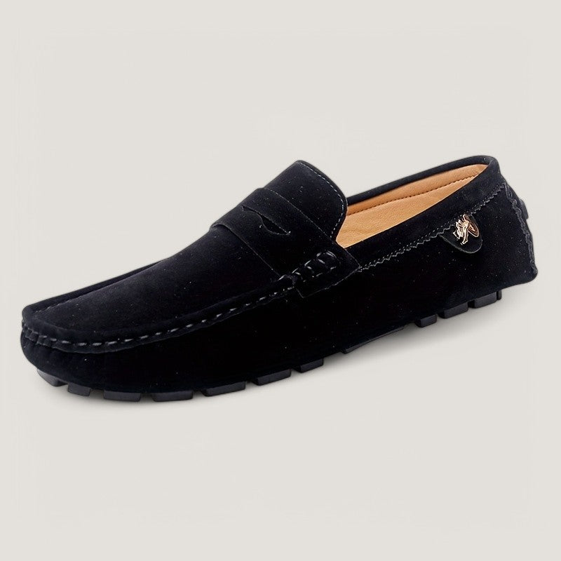 Herre Moccasins Casual Design Gummi 2