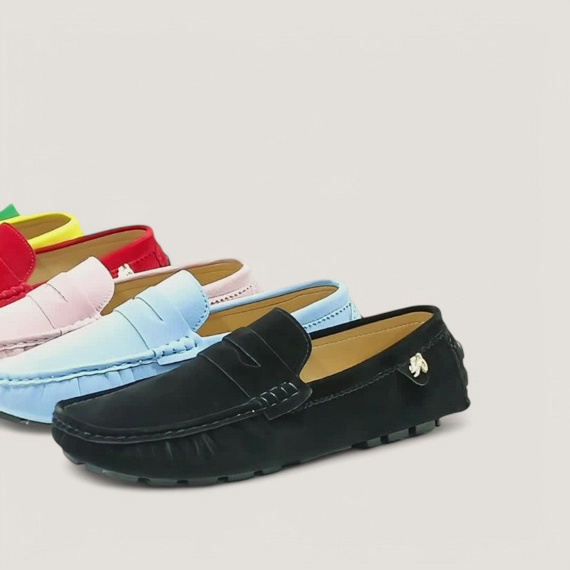 Herre Moccasins Casual Design Gummi 4