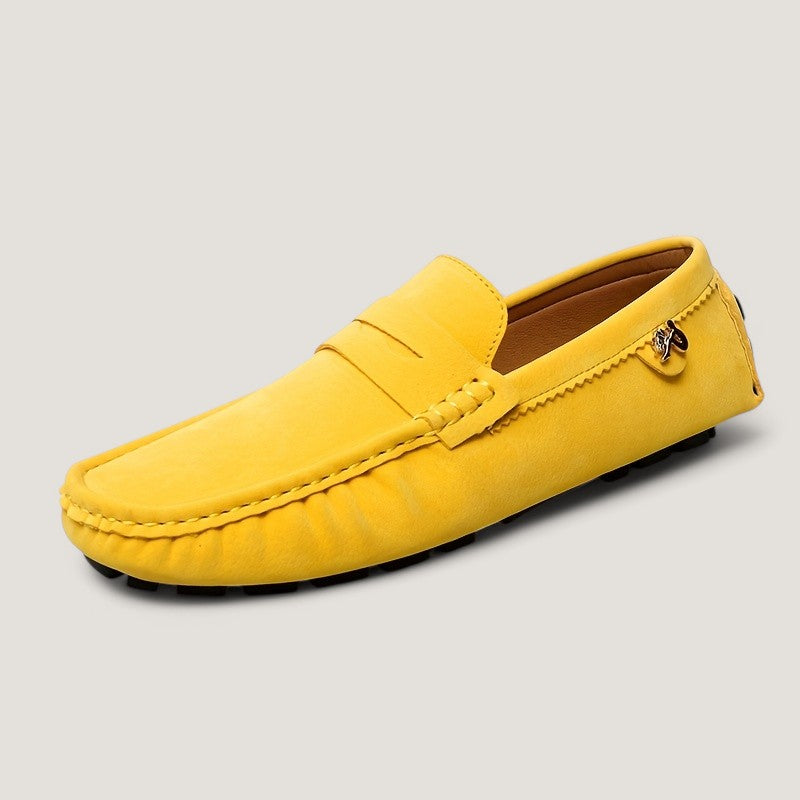 Herre Moccasins Casual Design Gummi 6