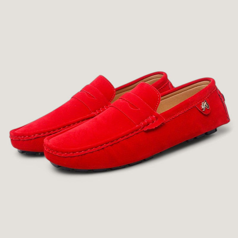 Herre Moccasins Casual Design Gummi 8