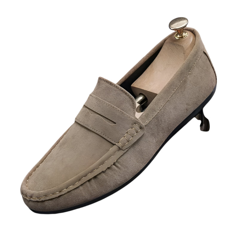 Herre Mokkasiner Suede Skridsikker Sål Komfortabel Design 0