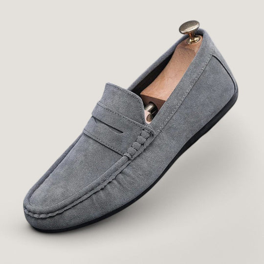 Herre Mokkasiner Suede Skridsikker Sål Komfortabel Design 1