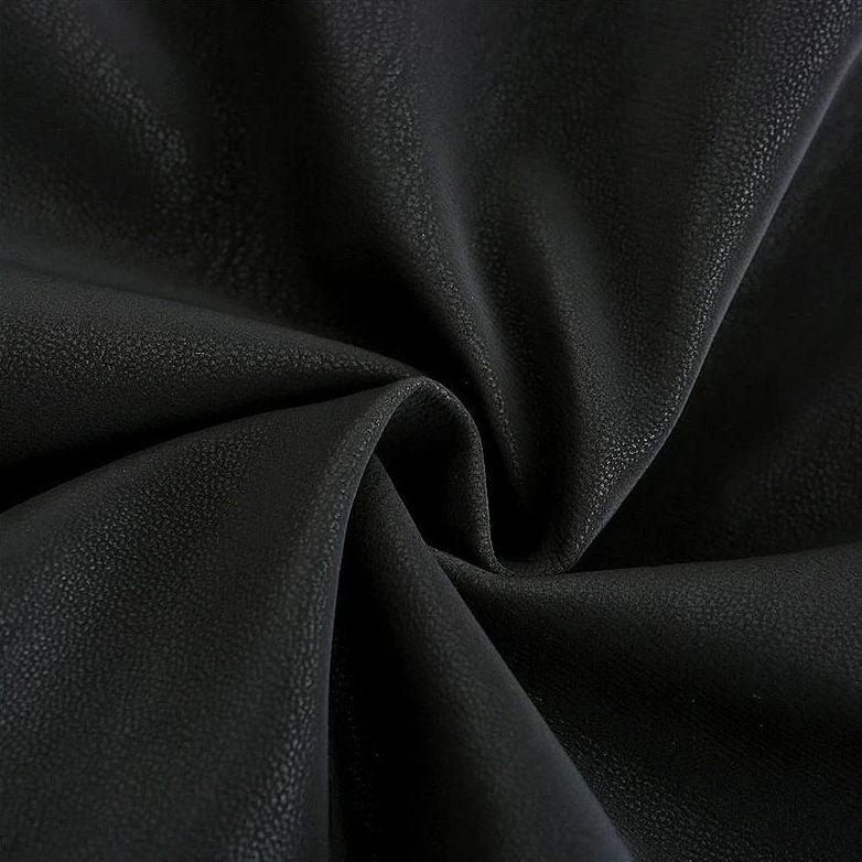 Herre PU Læderjakke med Rød Kant 4