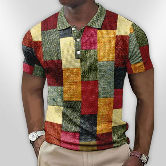 Herre Polo Shirt Klassisk Design Bomuldsblanding 0