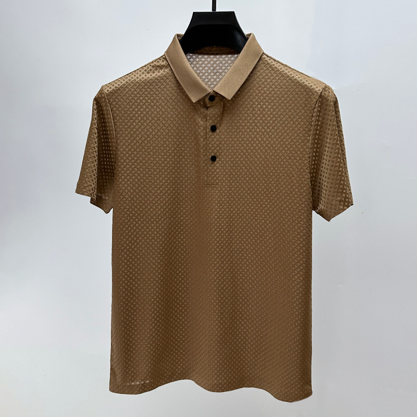 Herre Premium Polo T-shirt i Silke 4