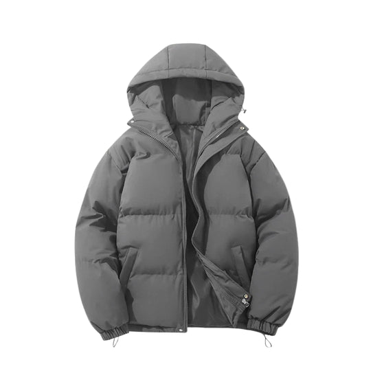 Herre Puffer Jakke Med Hætte Til Vinter - Moderne Stil, Letvægtsdesign, Isoleret Hætte 0