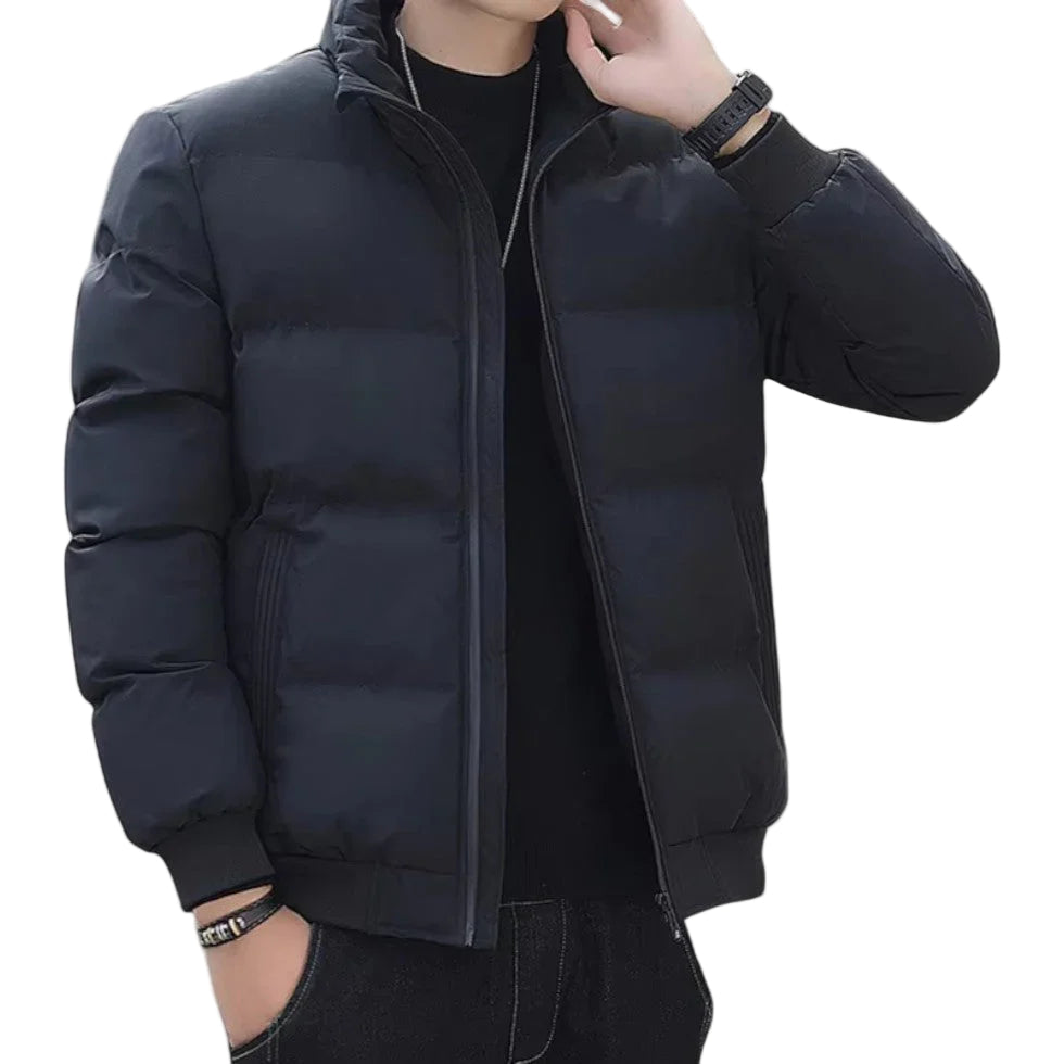 Herre Puffer Jakke Vinterfrakke Urban Stil 0