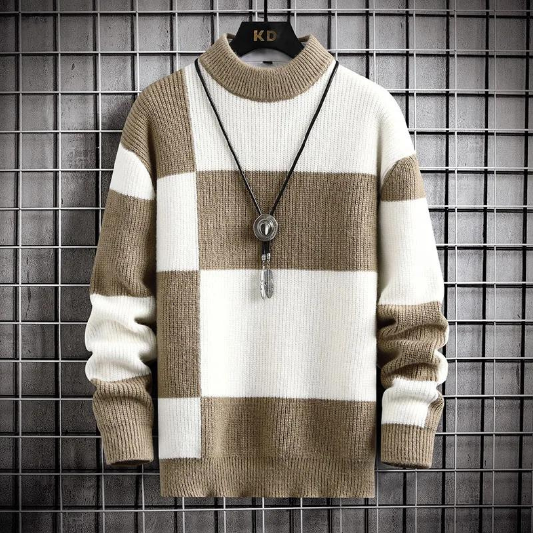 Herre Pullover Minimalistisk Casual Sweater 1