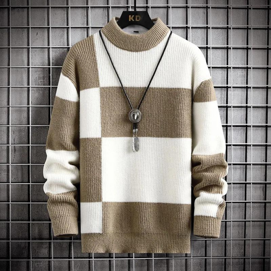 Herre Pullover Minimalistisk Casual Sweater 1