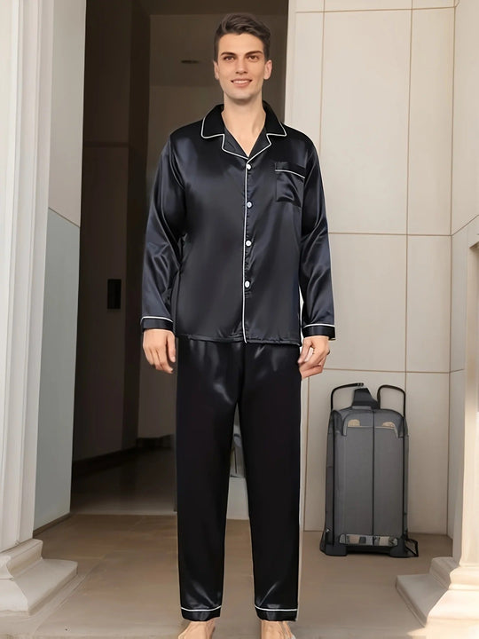 Herre Pyjamas Klassisk Stil 3
