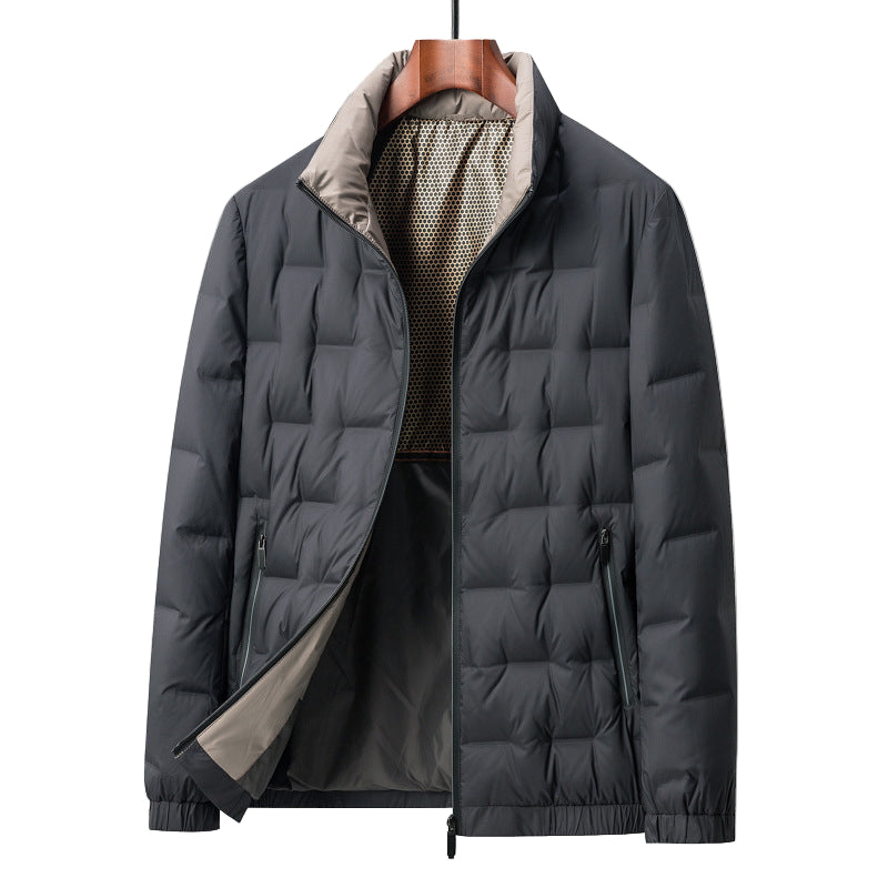 Herre Quilted Jakke Vandafvisende og Vindafvisende 0